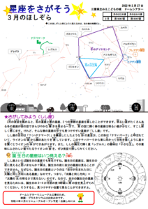 3月のほしぞらを見てみよう！